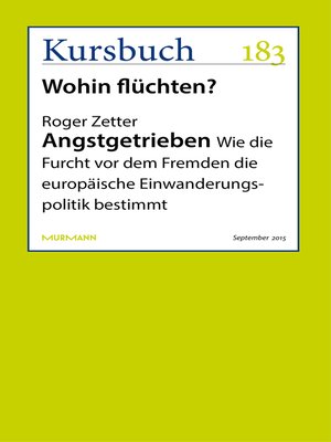 cover image of Angstgetrieben